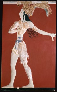 Priest-King' fresco from Knossos. Artist: Unknown