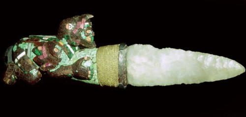 Sacrificial knife, Aztec/Mixtec, Mexico, 15th-16th century. Artist: Unknown