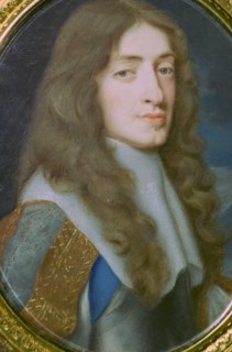 Miniature portrait of King James II of England as the Duke of York. Creator: Samuel Cooper.