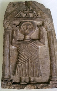 Coptic Funeral Stele, 3rd-4th century. Artist: Unknown