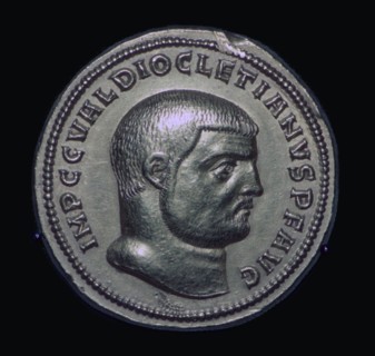 Gold coin of Diocletian, 3rd century BC. Artist: Unknown