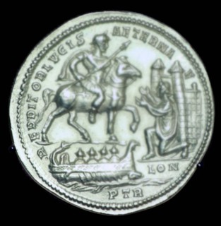 Gold medallion of Constantius I, 3rd century. Artist: Unknown