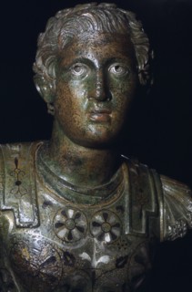Copper alloy statuette of Nero in the guise of Alexander the Great, Roman Britain, 1st century AD. Artist: Unknown