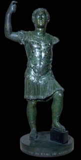 Copper alloy statuette of Nero in the guise of Alexander the Great, Roman Britain, 1st century AD. Artist: Unknown