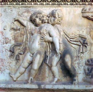 Detail of late Roman period Greek sarcophagus. Artist: Unknown