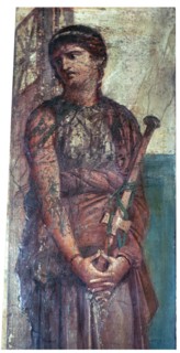 Roman wall-painting of Medea, 1st century BC. Creator: Unknown.