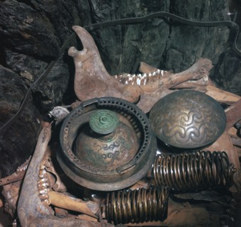Contents of a sacrificial well in Denmark. Artist: Unknown