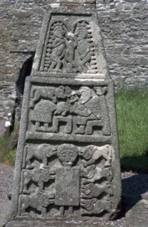Base of the east face of the Moone Cross, 7th century. Artist: Unknown