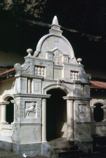Entrance to Buddhist cave-temple shrine in Sri Lanka, 1st century. Artist: Unknown