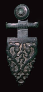 Celtic bronze belt-hook. Artist: Unknown
