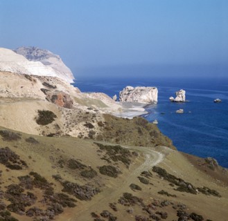 Aphrodite's rock on Cyprus. Artist: Unknown