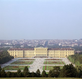 Schonbrunn Palace in Vienna, 17th century. Artist: Unknown