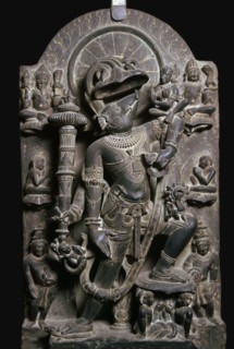 Depiction of Varaha, the boar incarnation of the god Vishnu. Artist: Unknown