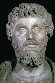 Bust of the Roman Emperor Septimius Severus, 2nd century. Artist: Unknown