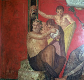 Wall-paintings in the Villa of the Mysteries, Pompeii, 1st century. Creator: Unknown.
