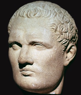 Head of the Roman emperor Caligula, 1st century. Artist: Unknown