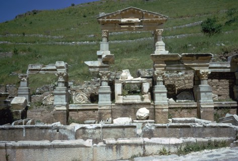 Fountain of Trajan in Ephesus, 2nd century. Artist: Unknown
