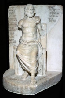 Statue of Euripides, the Greek dramatist, 5th century BC. Artist: Unknown