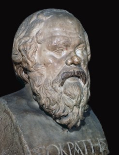 Bust of the Greek philosopher Socrates, 5th century BC. Artist: Unknown