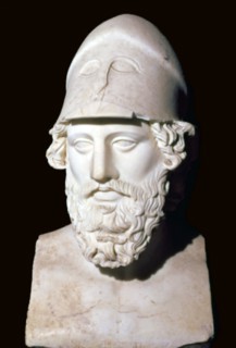 Bust of the Athenian statesman Pericles, 5th century BC. Artist: Unknown