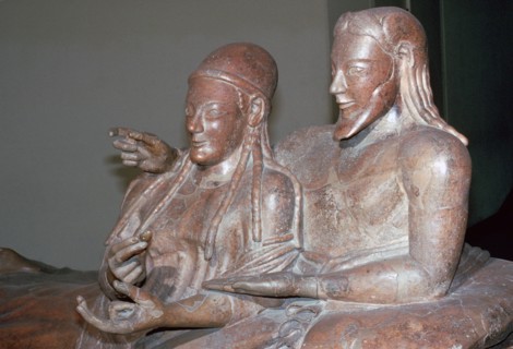 Etruscan sarcophagus of a couple, 6th century BC. Artist: Unknown
