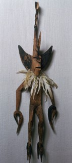 Statuette of the shark spirit Men-Ar-Ta-Lu from Santa Cruz. Artist: Unknown