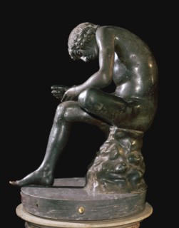 Roman statue ?The Spinario.? Artist: Unknown