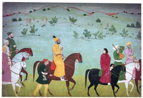 Painting of Mian Mukund Dev of Jasrota, 18th century. Artist: Unknown