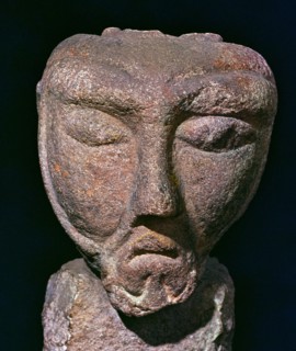 Maponus' a Celtic god associated with Apollo - head, 2nd century. Artist: Unknown