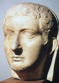 Head of the Roman Emperor Tiberius Caesar, 1st century. Artist: Unknown