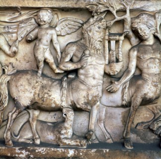 Roman depiction of a centaur in a Bacchic procession, 2nd century. Artist: Unknown