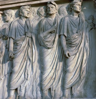 Detail of the Ara Pacis, 1st century BC. Artist: Unknown
