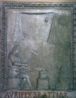 Roman smith at work, 2nd century. Artist: Unknown