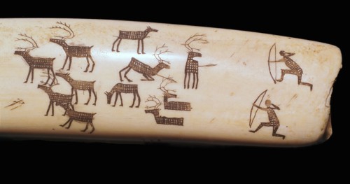 Inuit hunting scene. Artist: Unknown