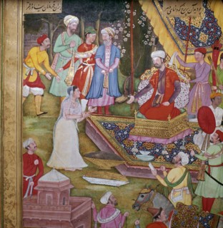 Alexander the Great being beseeched to save an idol from destruction, 16th century. Artist: Unknown