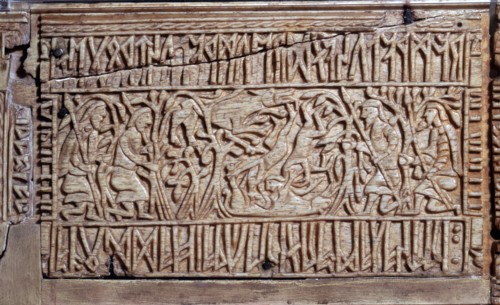 The Franks Casket, Anglo-Saxon, first half of the 8th century. Artist: Unknown