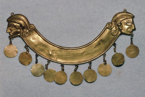 Gold pectoral from the Aegina treasure, 17th century BC. Artist: Unknown