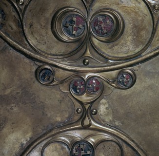 Detail of the Battersea Shield, Iron Age, c350-c50 BC.
