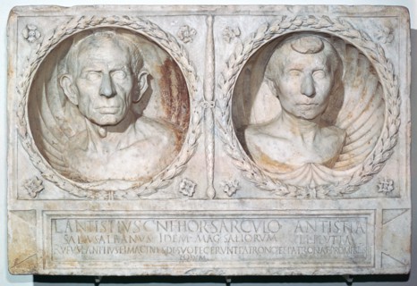 Roman funerary relief of a husband and wife. Artist: Unknown