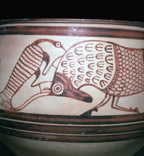 Detail of a Mycenaean pot, 13th century BC. Artist: Unknown