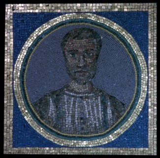 Early Christian mosaic of Flavius Iulius Iulianus, 4th century. Artist: Unknown