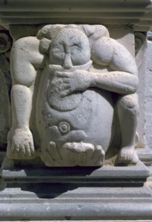 Byzantine sculpture in the Church of Panagia Ekatonpyliani on Paros, 4th century. Artist: Unknown
