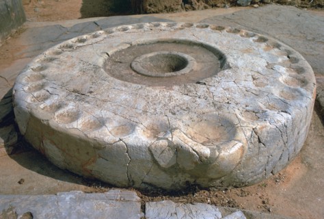 Libation table in a Minoan palace, 21st-18th century BC. Artist: Unknown