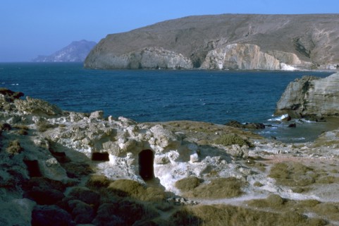 Phyllakopi on Milos, an ancient centre of the obsidian trade, 31st century BC. Artist: Unknown