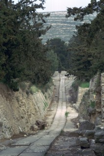 The 'Royal Road' leading to the Minoan palace at Knossos, 15th century BC. Artist: Unknown