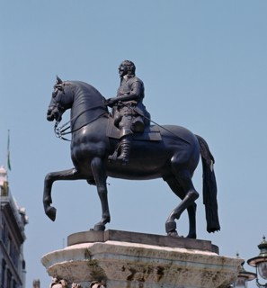 Equestrian statue of King Charles I, 17th century. Artist: Hubert le Sueur