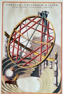 The equatorial armillary of Tycho Brahe, 16th century. Artist: Joan Blaeu