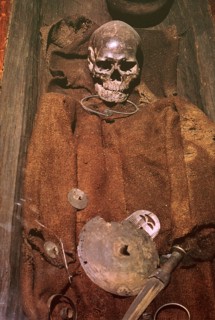 Early bronze age bog burial from Denmark, 16th century. Artist: Unknown