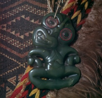 Protective Maori amulet, 19th century. Artist: Unknown