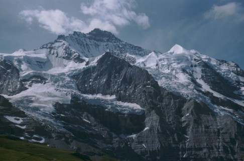 Jungfrau in the Swiss Alps. Artist: Unknown